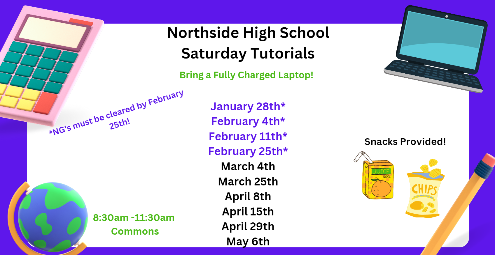 Spring 2023 Saturday Tutorials